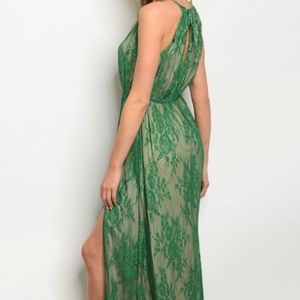 Green goddess dress NWT